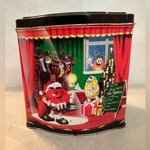 M&M’s Christmas village tin Series 1998 Night Before Christmas #07 Limited